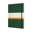 Moleskine Notebook XL Myrtle Green Hard Cover Ruled