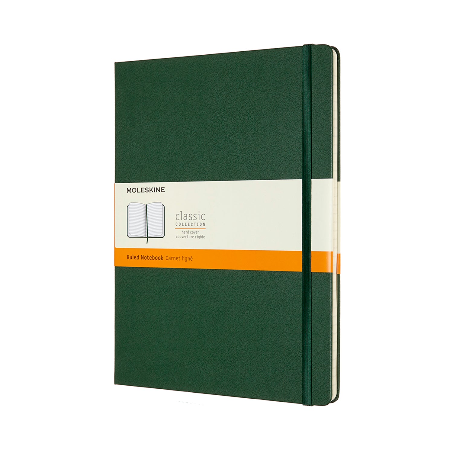 Moleskine Notebook XL Myrtle Green Hard Cover Ruled