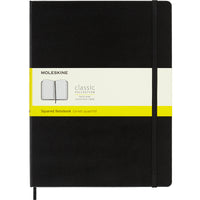 Moleskine Notebook XL Black Hard Cover Square