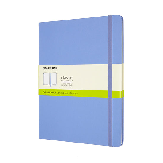 Moleskine Notebook XL Plain Hydrangea Blue Hard