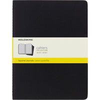 Moleskine Cahier Journals XL Black Square Pack 3