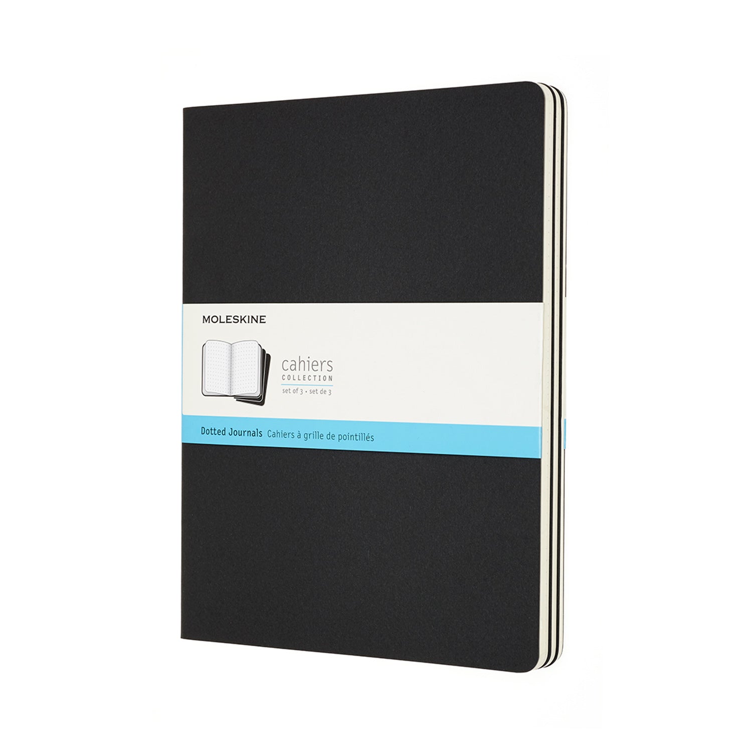 Moleskine Cahier Journal XL Dot Black Pack 3
