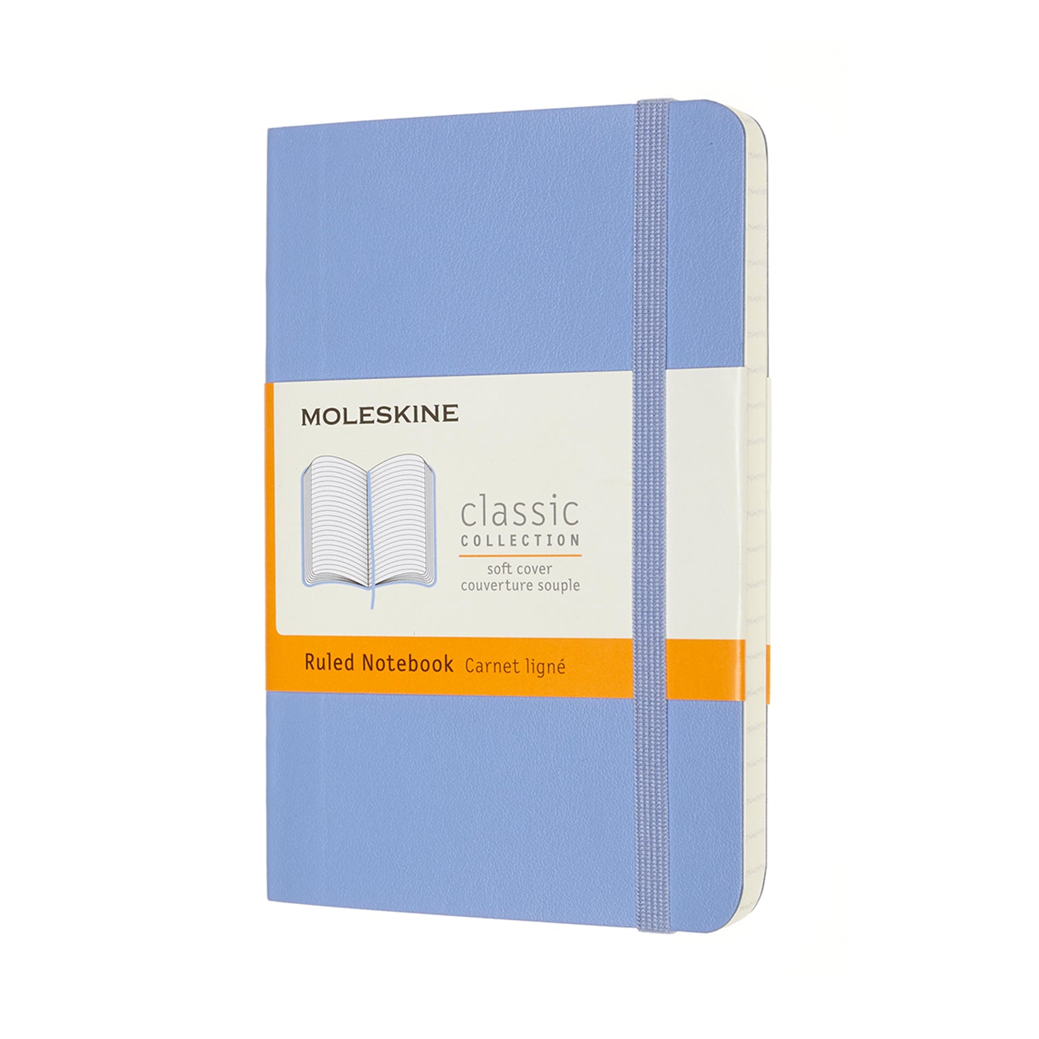 Moleskine Notebook Pocket Ruled Hydrangea Blue Soft