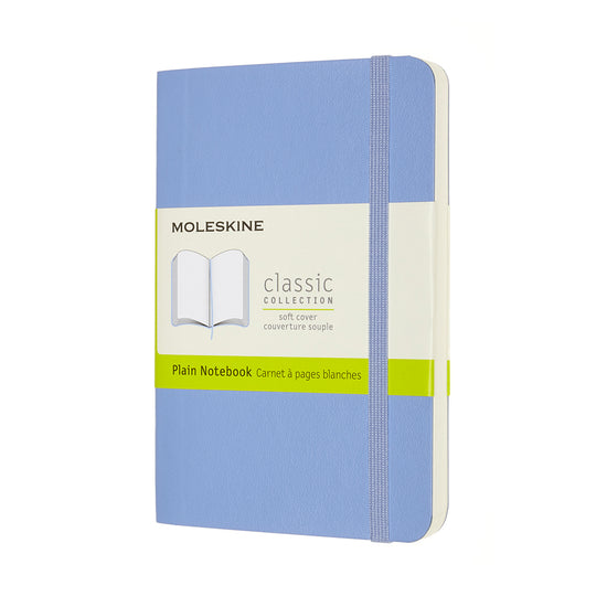 Moleskine Notebook Pocket Plain Hydrangea Blue Soft