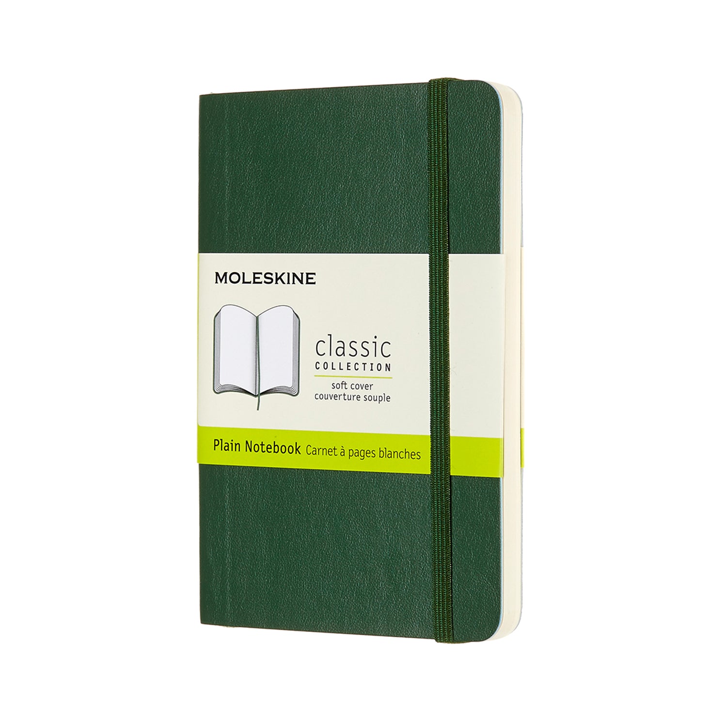 Moleskine Notebook Pocket Myrtle Green Soft Cover Plain