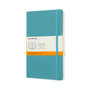 Moleskine Notebook Large Ruled Reef Blue Soft