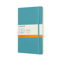 Moleskine Notebook Large Ruled Reef Blue Soft