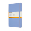 Moleskine Notebook Large Ruled Hydrangea Blue Soft