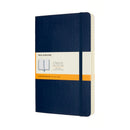 Moleskine Notebook Large Expanded Ruled Sapphire Blue Soft
