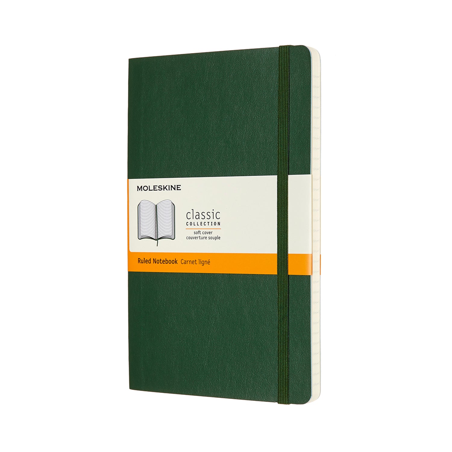 Moleskine Notebook Large Ruled Myrtle Green Soft