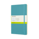 Moleskine Notebook Large Plain Reef Blue Soft