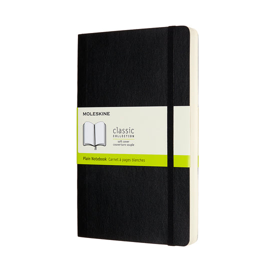 Moleskine Notebook Expanded Large Black Soft Cover Plain