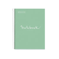 Miquelrius Notebook 5 Subject 120 Leaf A4 Ruled Emotions Mint