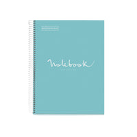 Miquelrius Notebook 5 Subject 120 Leaf A5 Ruled Emotions Sky Blue
