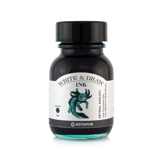 Octopus Fluids Write and Draw Ink 420 Petrol Axolotl 50ml