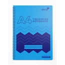 Silvine Twin Wire Polyprop Notebook A4 160 Pages Assorted Colours. Sold per 5s