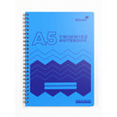 Silvine Twin Wire Polyprop Notebook A5 160 Pages Assorted Colours. Sold per 10s