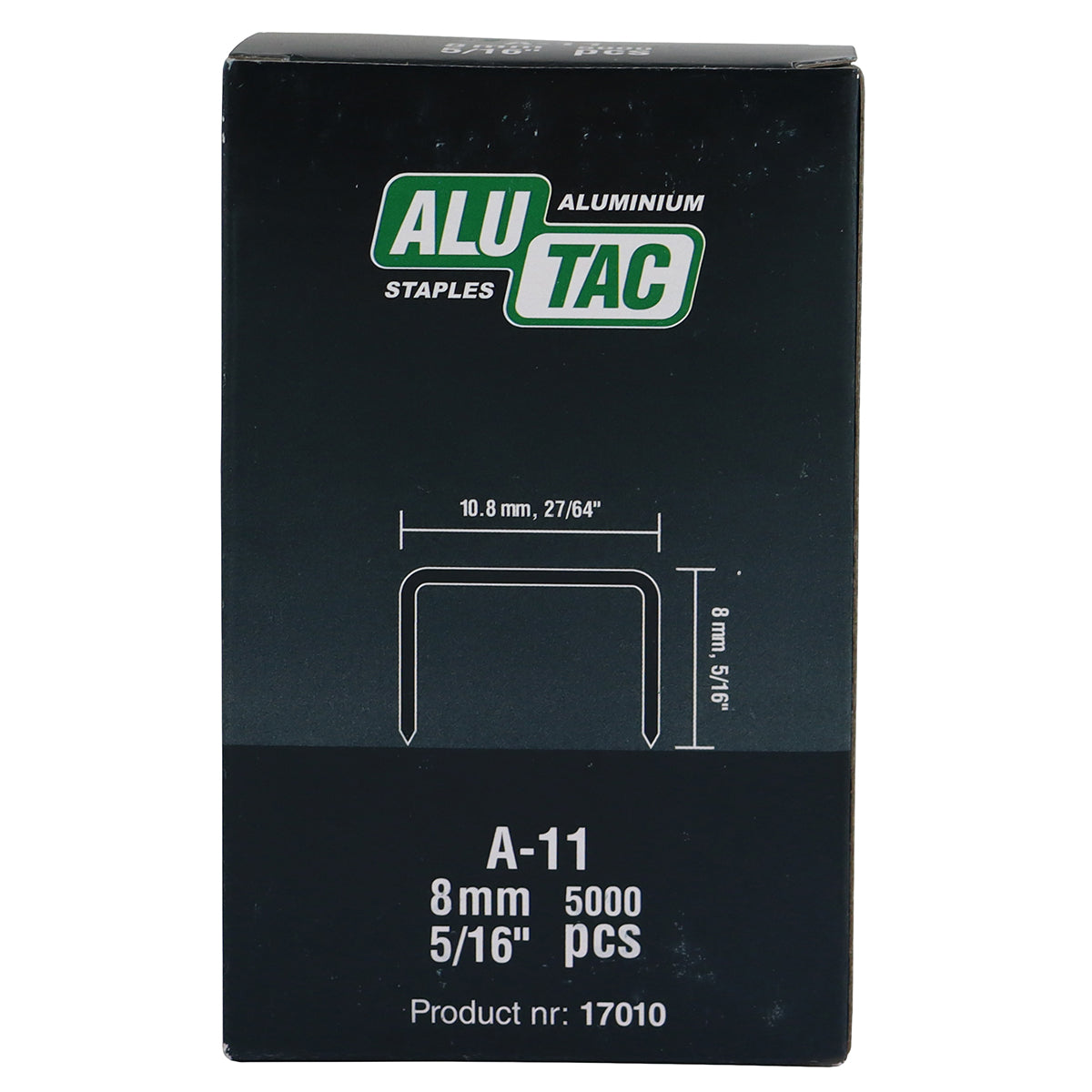 Aluminium Staples 140/8 (11/8) 5K