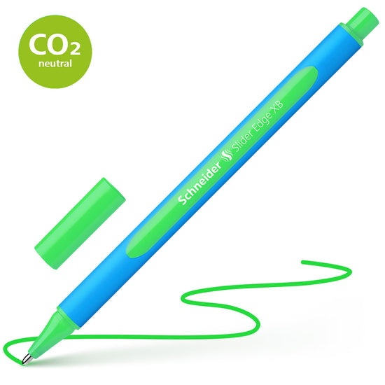 Schneider Ballpoint Pen Slider Edge Extra Broad Green