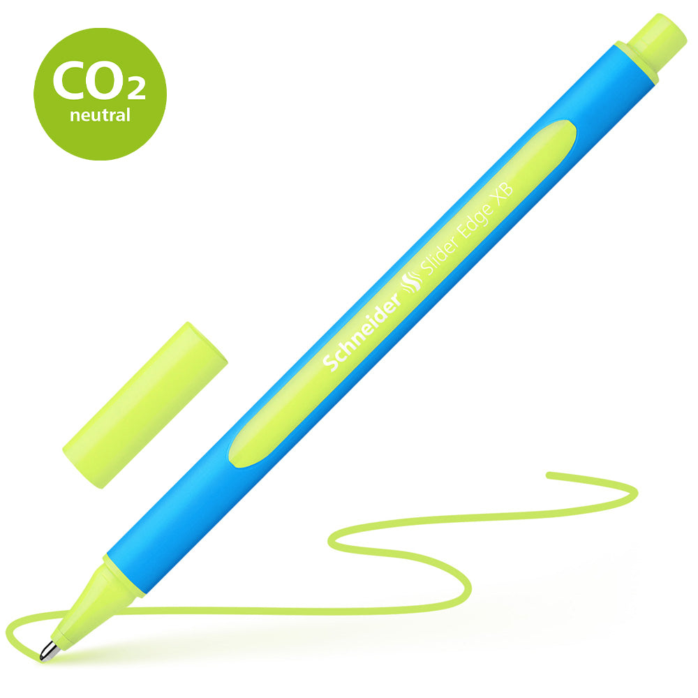 Schneider Ballpoint Pen Slider Edge Extra Broad Yellow
